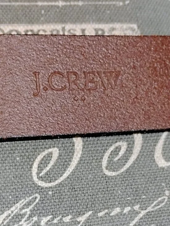 Women's J Crew Leather Belt - Picture 3 of 4